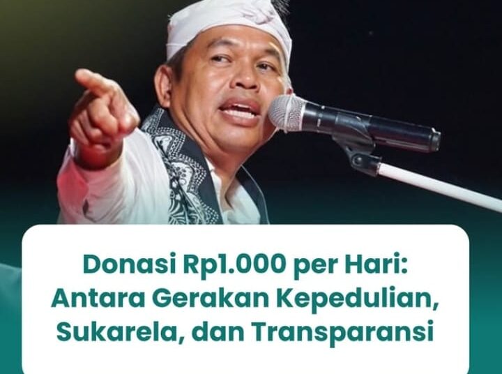 Donasi Rp1.000 per Hari: Antara Gerakan Kepedulian, Sukarela, dan Transparansi melalui gerakan Gasibu